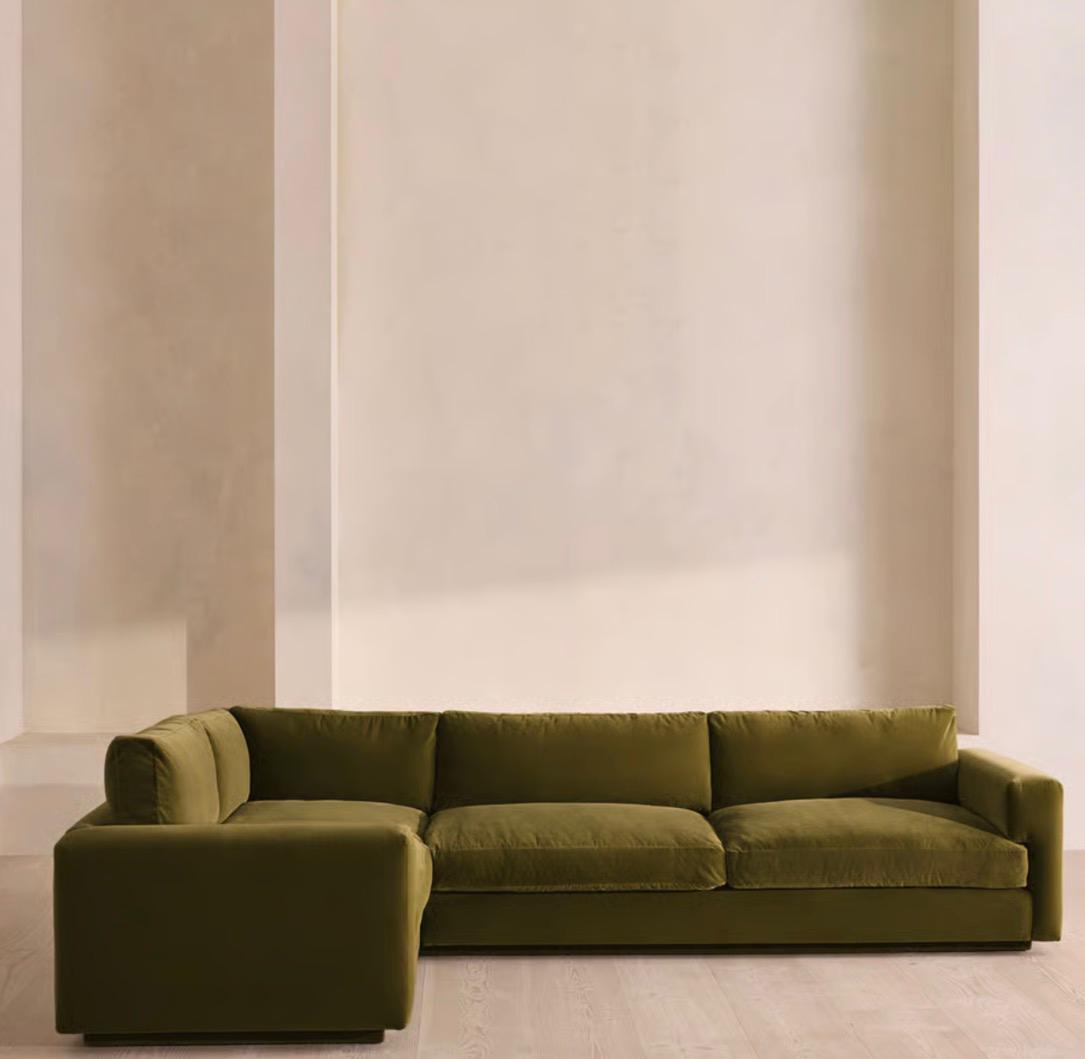 Fiora Kadife L Koltuk