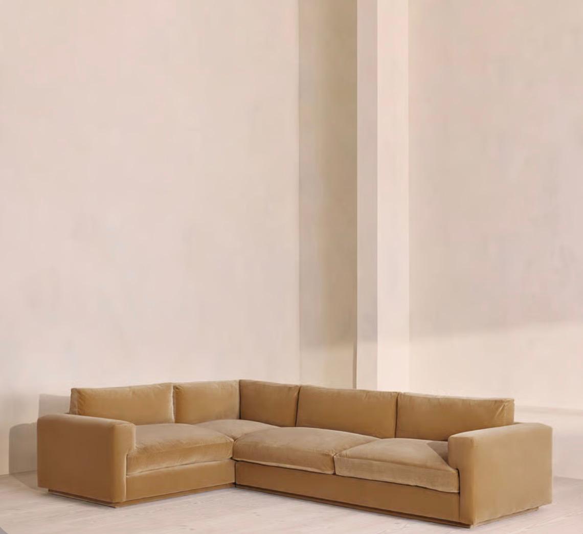 Fiora Kadife L Koltuk