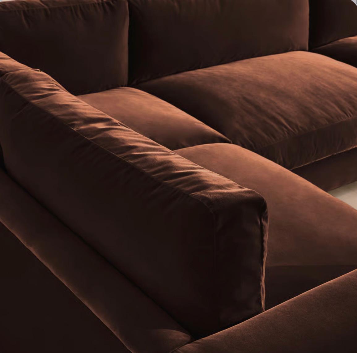 Fiora Kadife L Koltuk