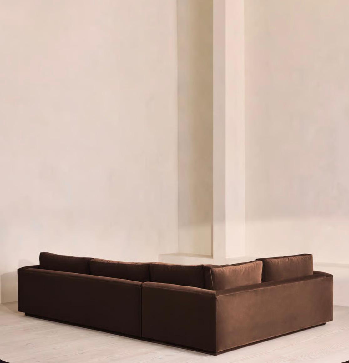 Fiora Kadife L Koltuk