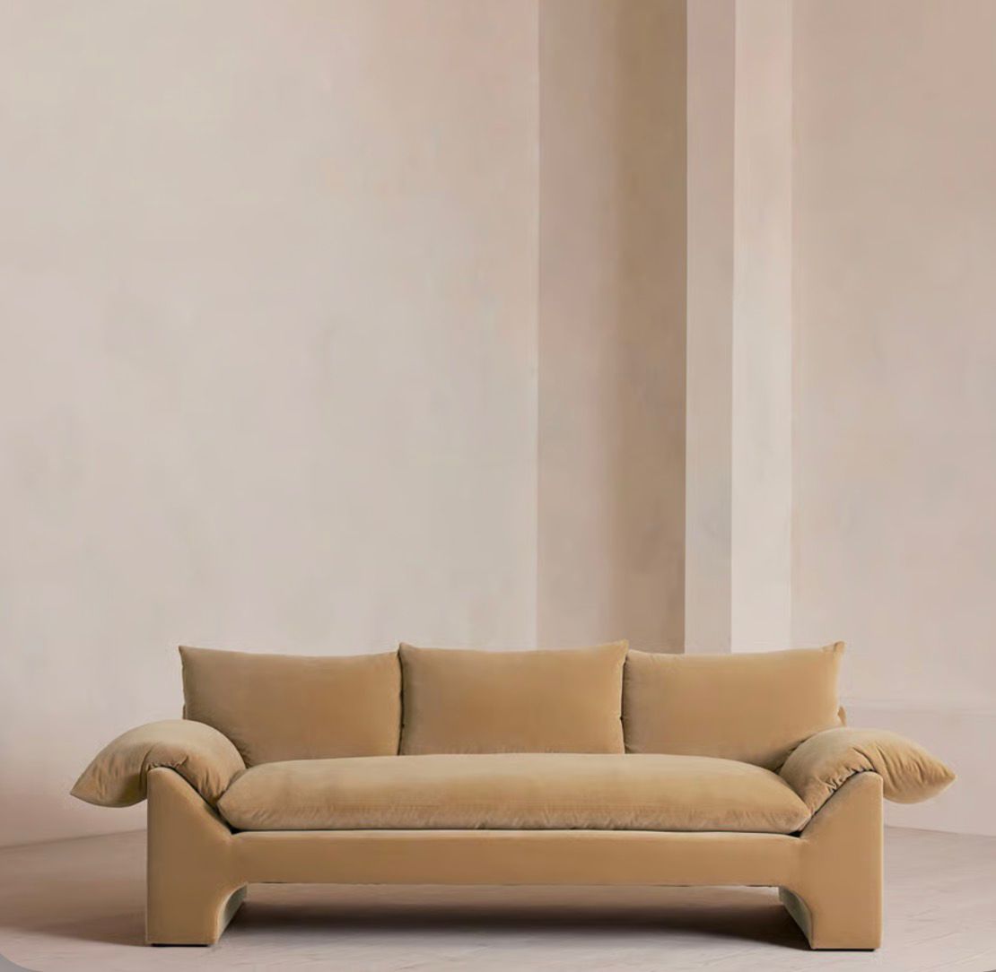 Lumira Kadife Sofa