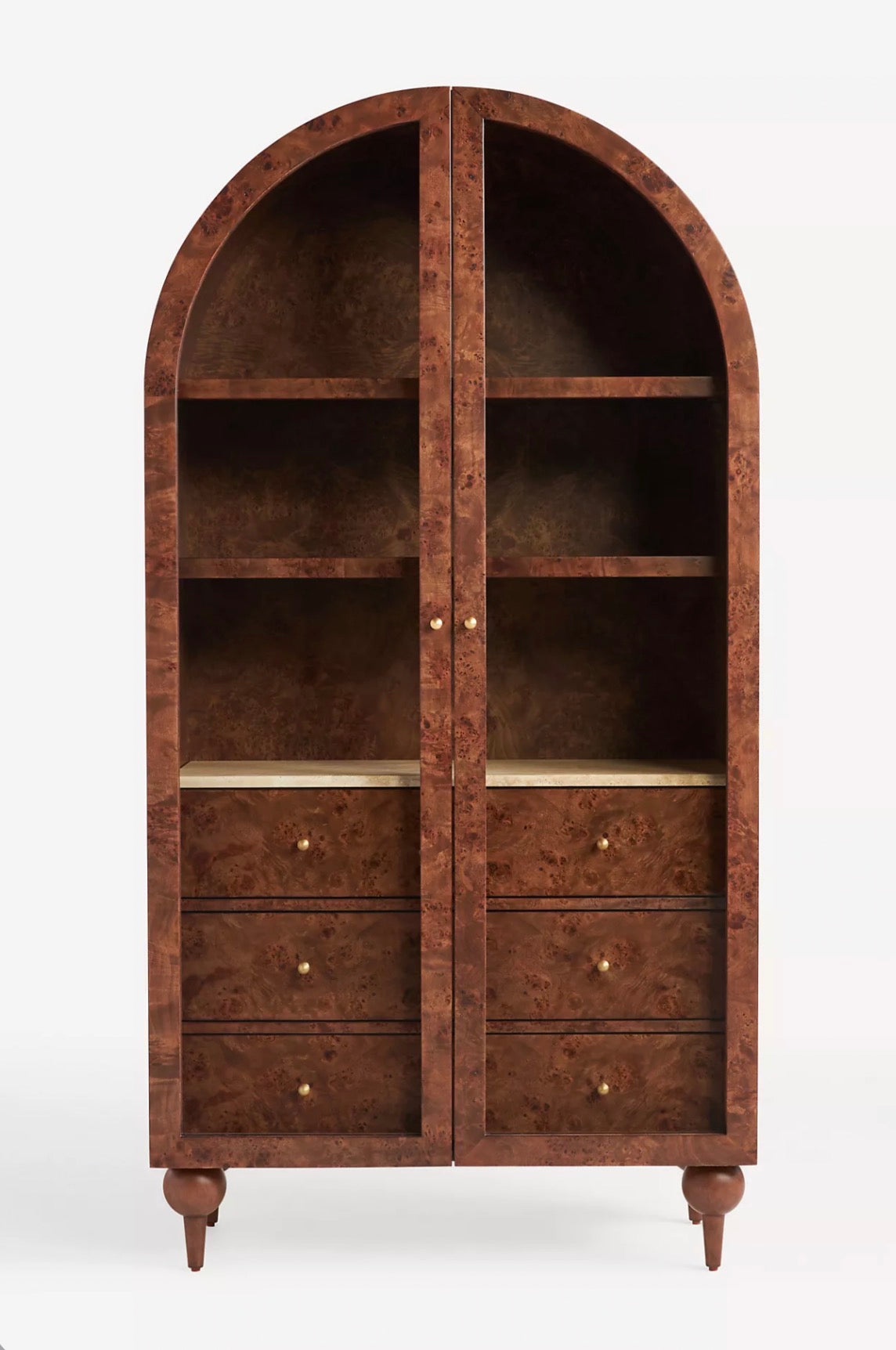 Lavin Burl Ahşap Büfe