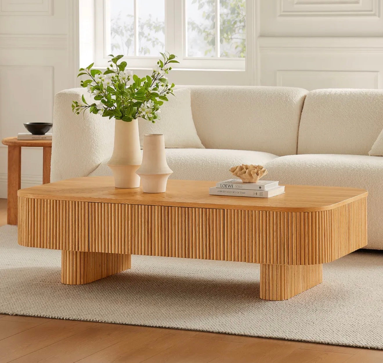 Alora Ahşap Orta Sehpa