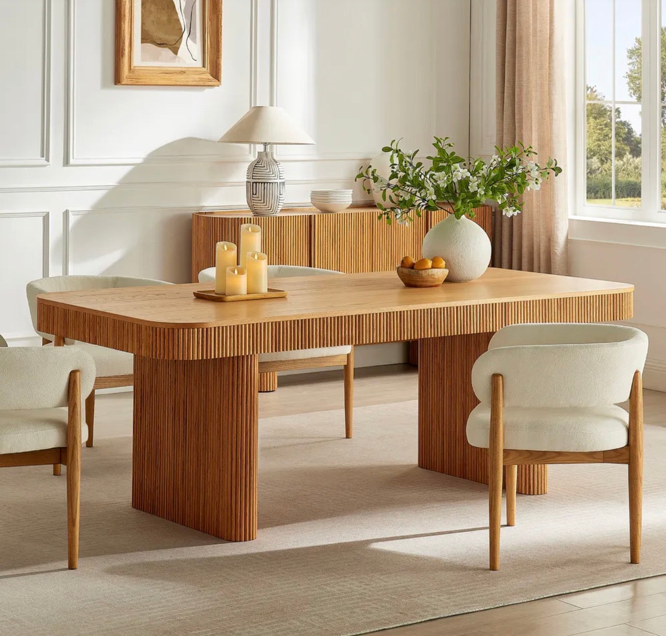 Alora Ahşap Yemek Masası