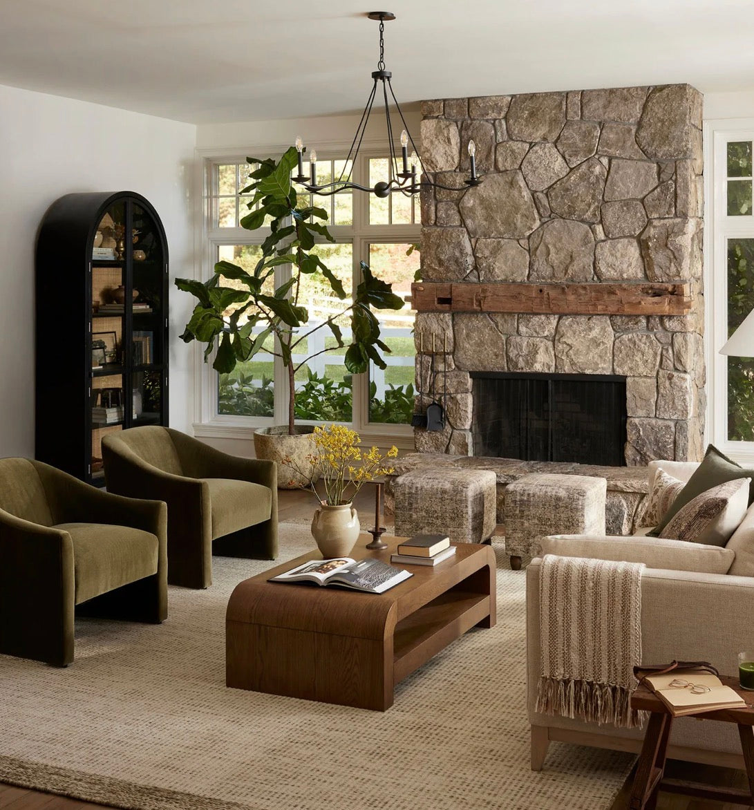 Aria Ahşap Orta Sehpa