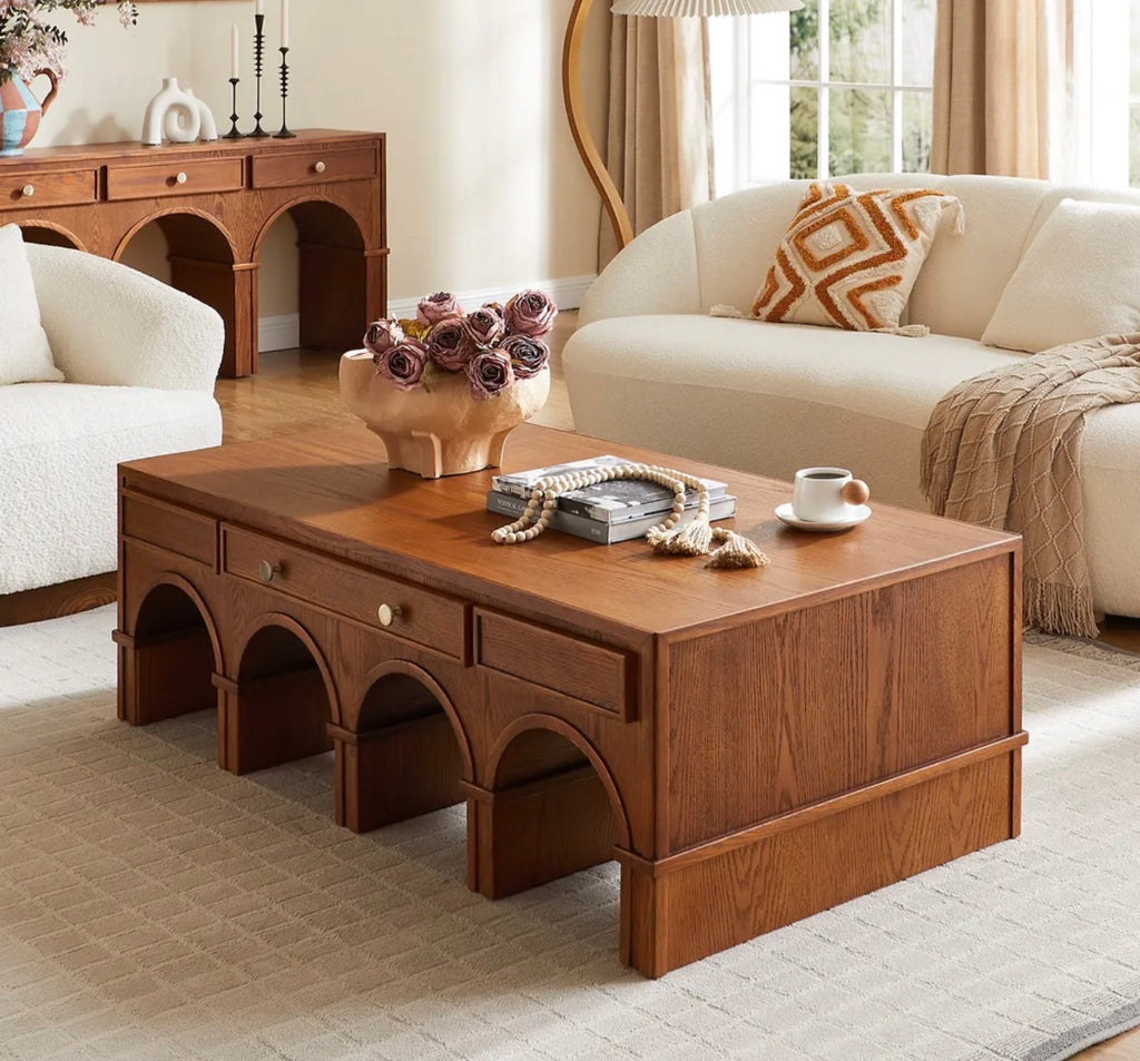 Dione Ahşap Orta Sehpa