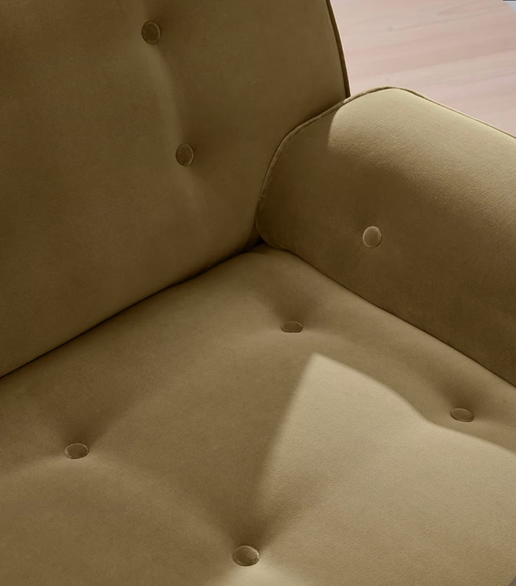 Elena Püsküllü Modüler Kadife Koltuk