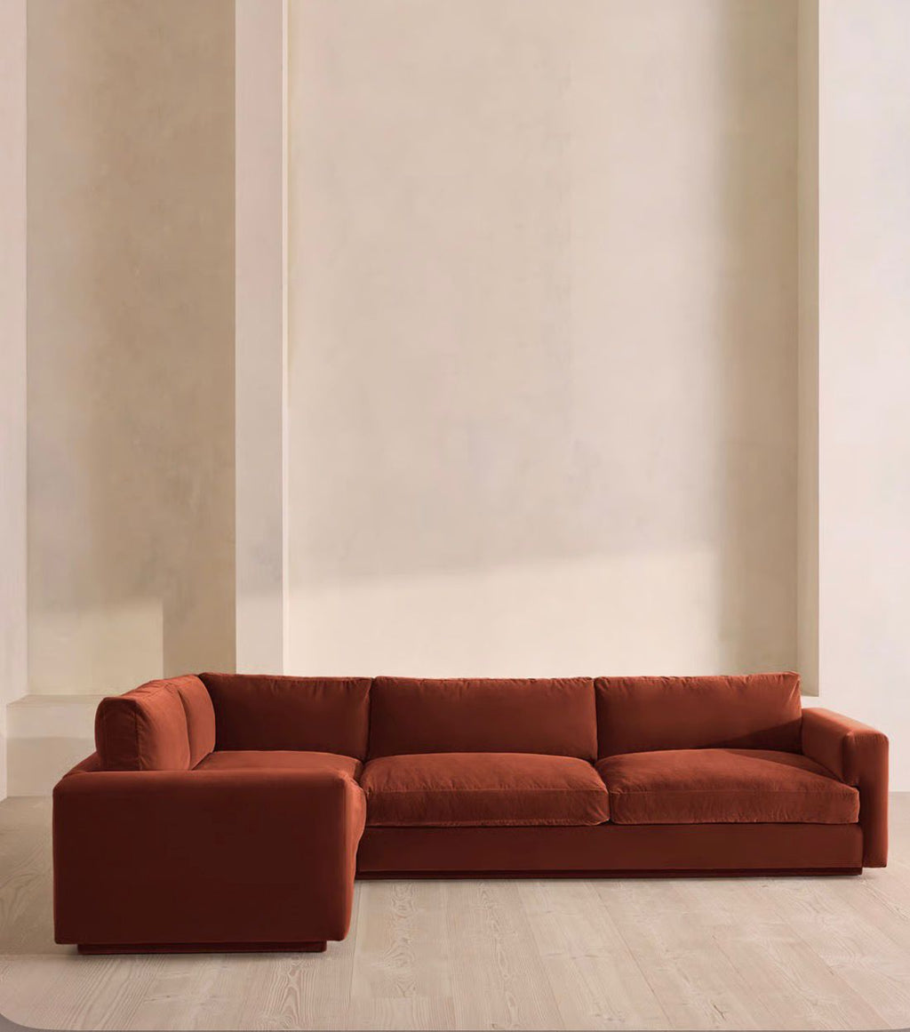 Fiora Kadife L Koltuk