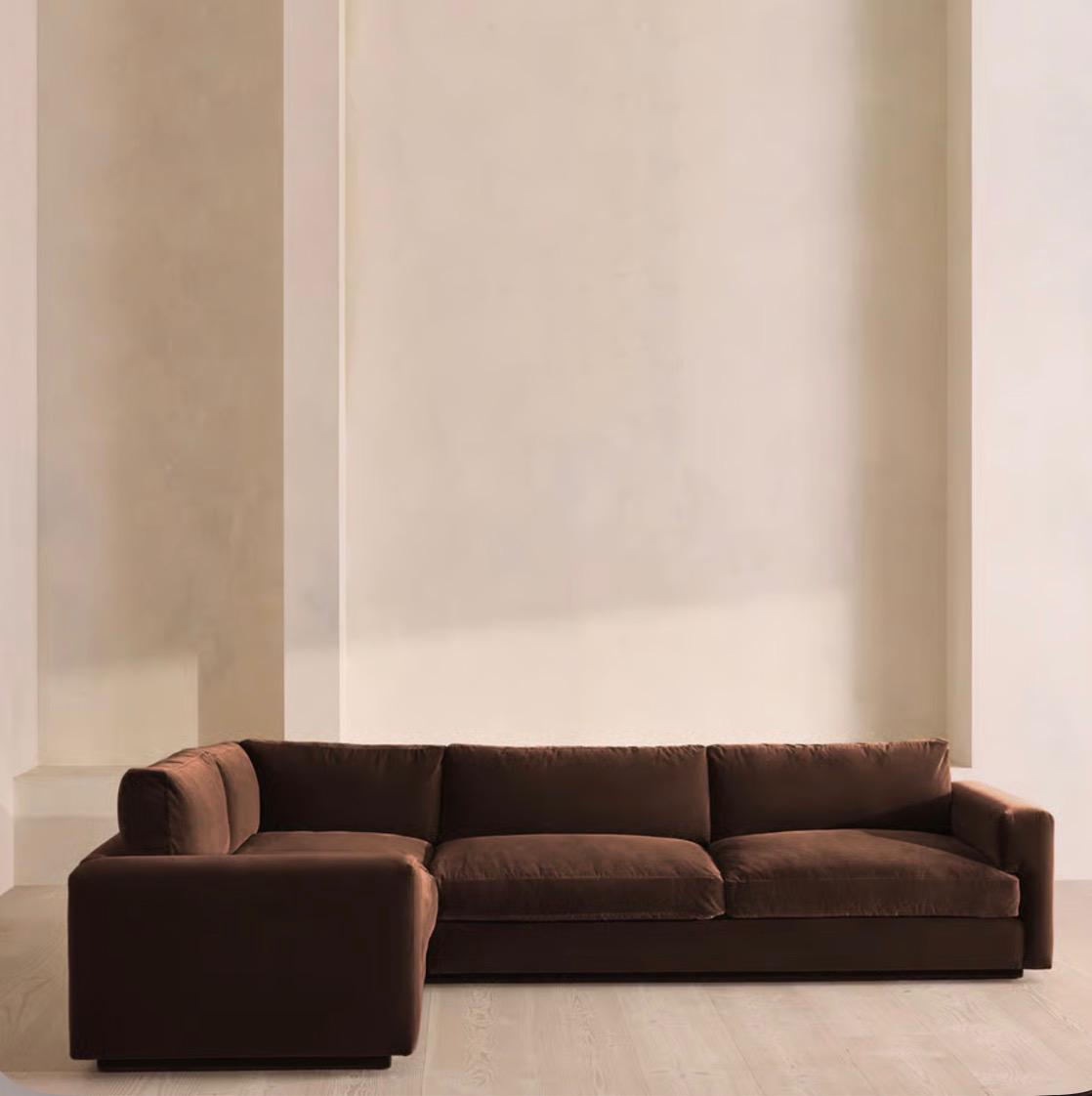 Fiora Kadife L Koltuk