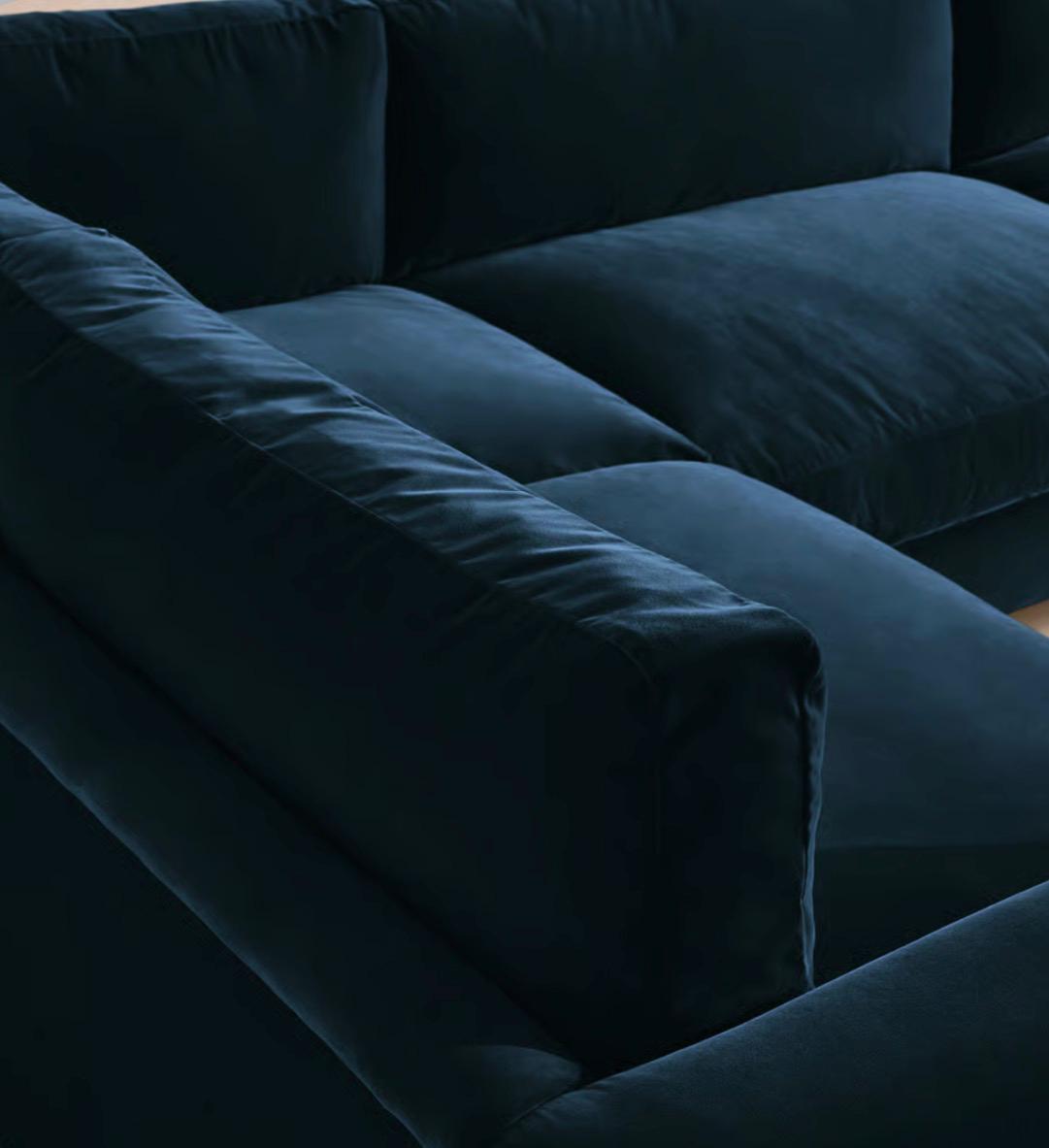 Fiora Kadife L Koltuk