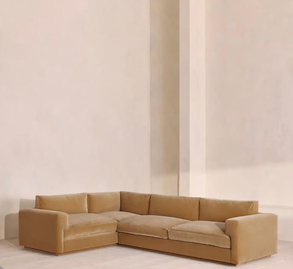 Fiora Kadife L Koltuk