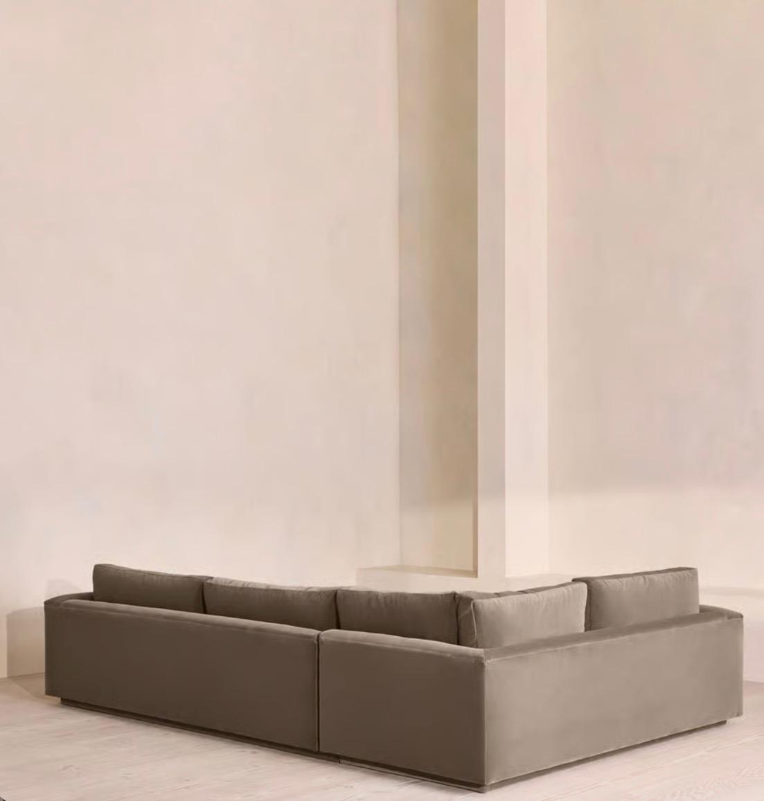 Fiora Kadife L Koltuk