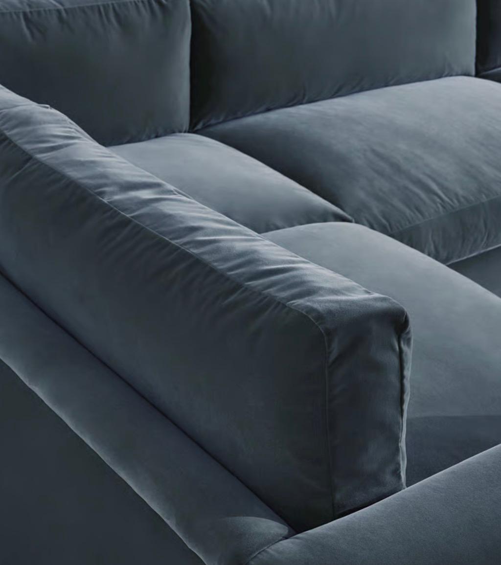 Fiora Kadife L Koltuk