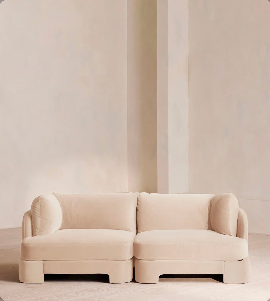 Florin Kadife Sofa