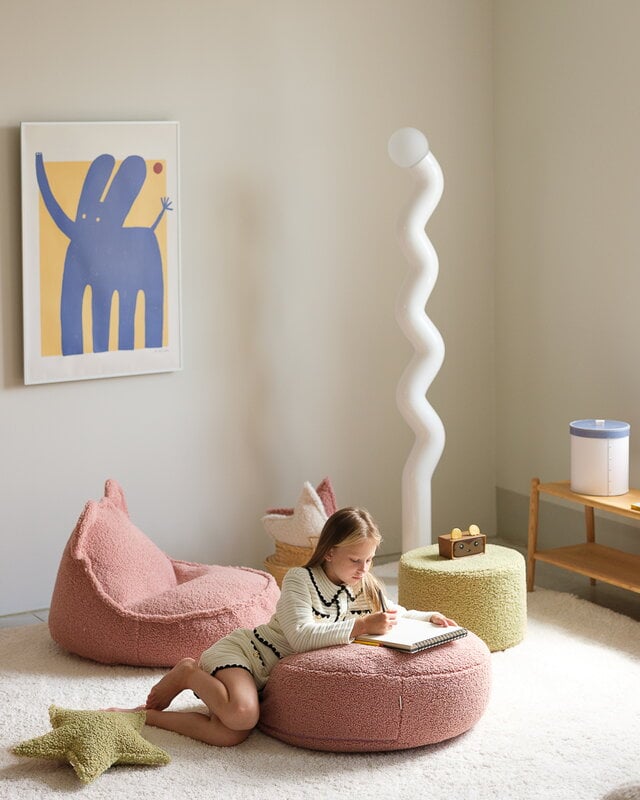 Ayıcık Detaylı Çocuk Koltuğu – Guava Pembe