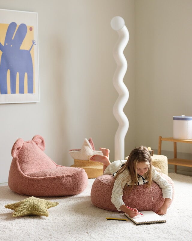 Ayıcık Detaylı Çocuk Koltuğu – Guava Pembe