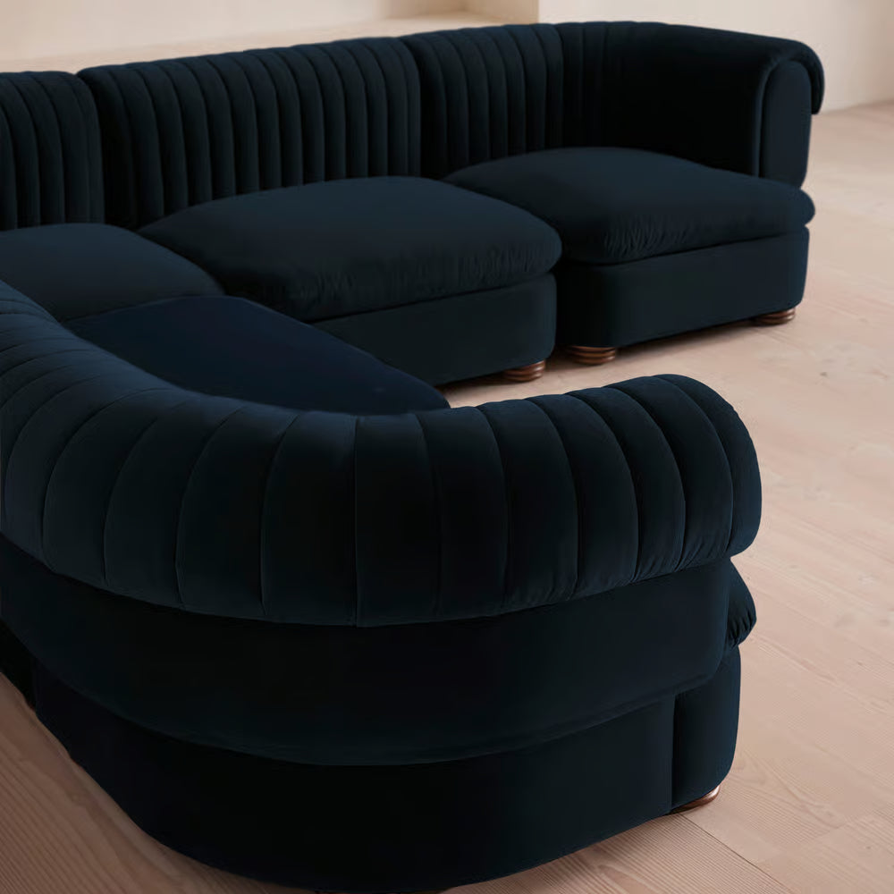 Luvion Kadife L Koltuk