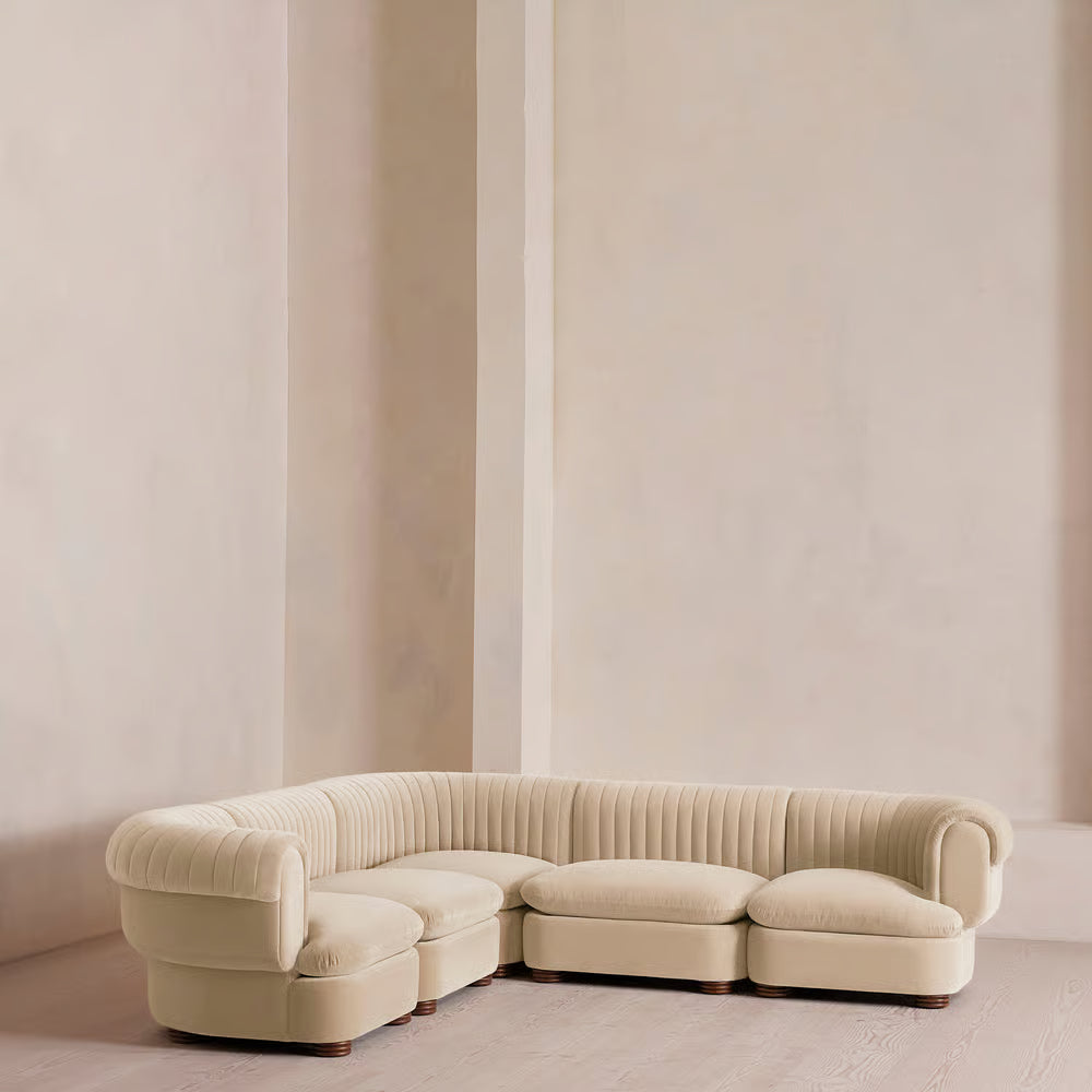 Luvion Kadife L Koltuk