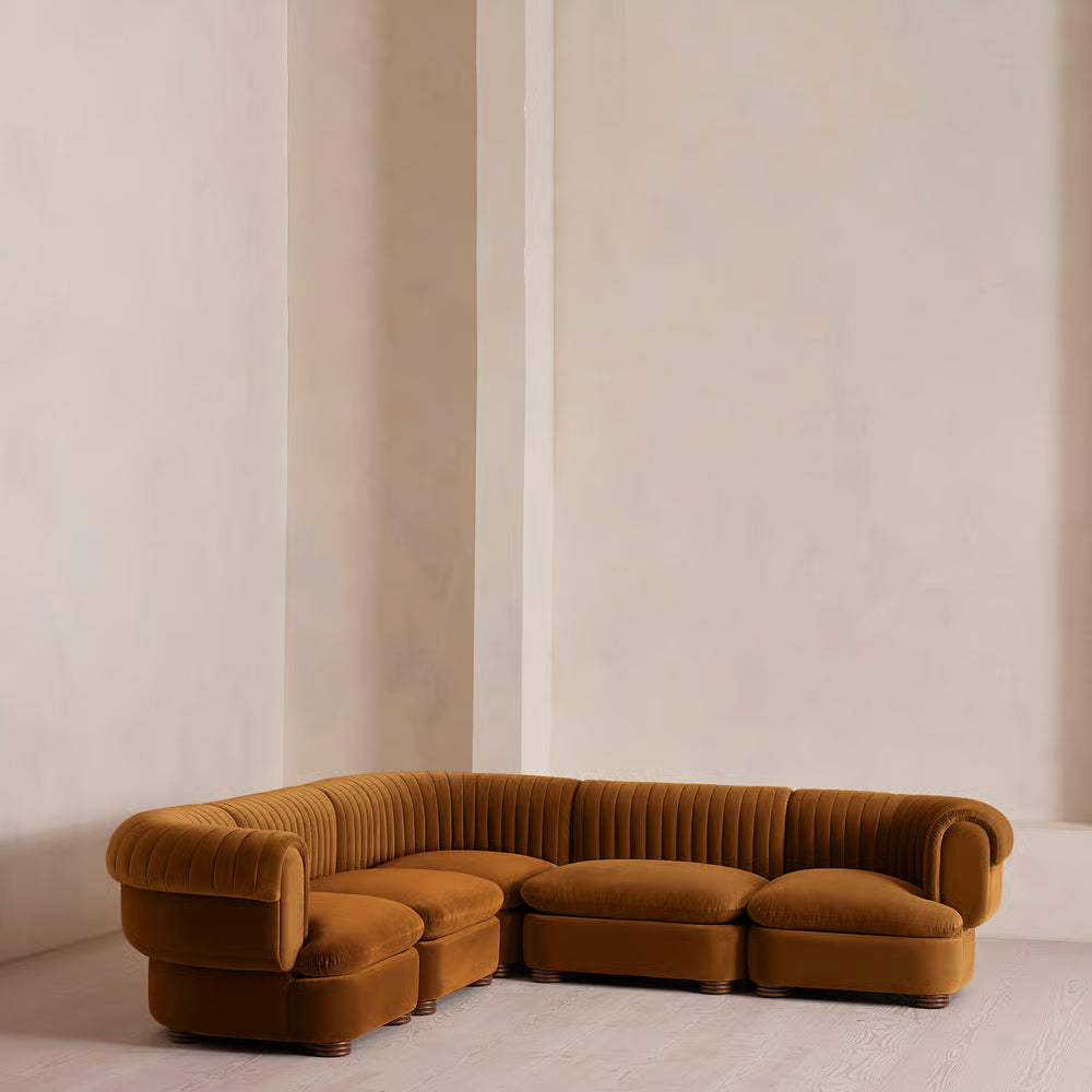 Luvion Kadife L Koltuk