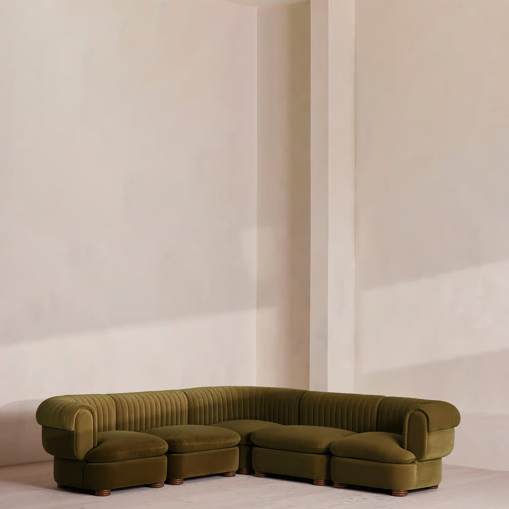 Luvion Kadife L Koltuk