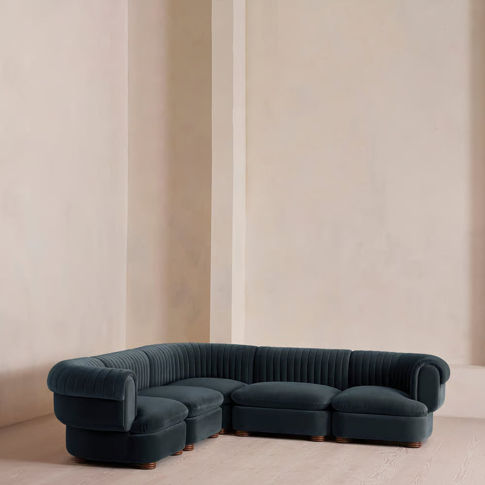 Luvion Kadife L Koltuk