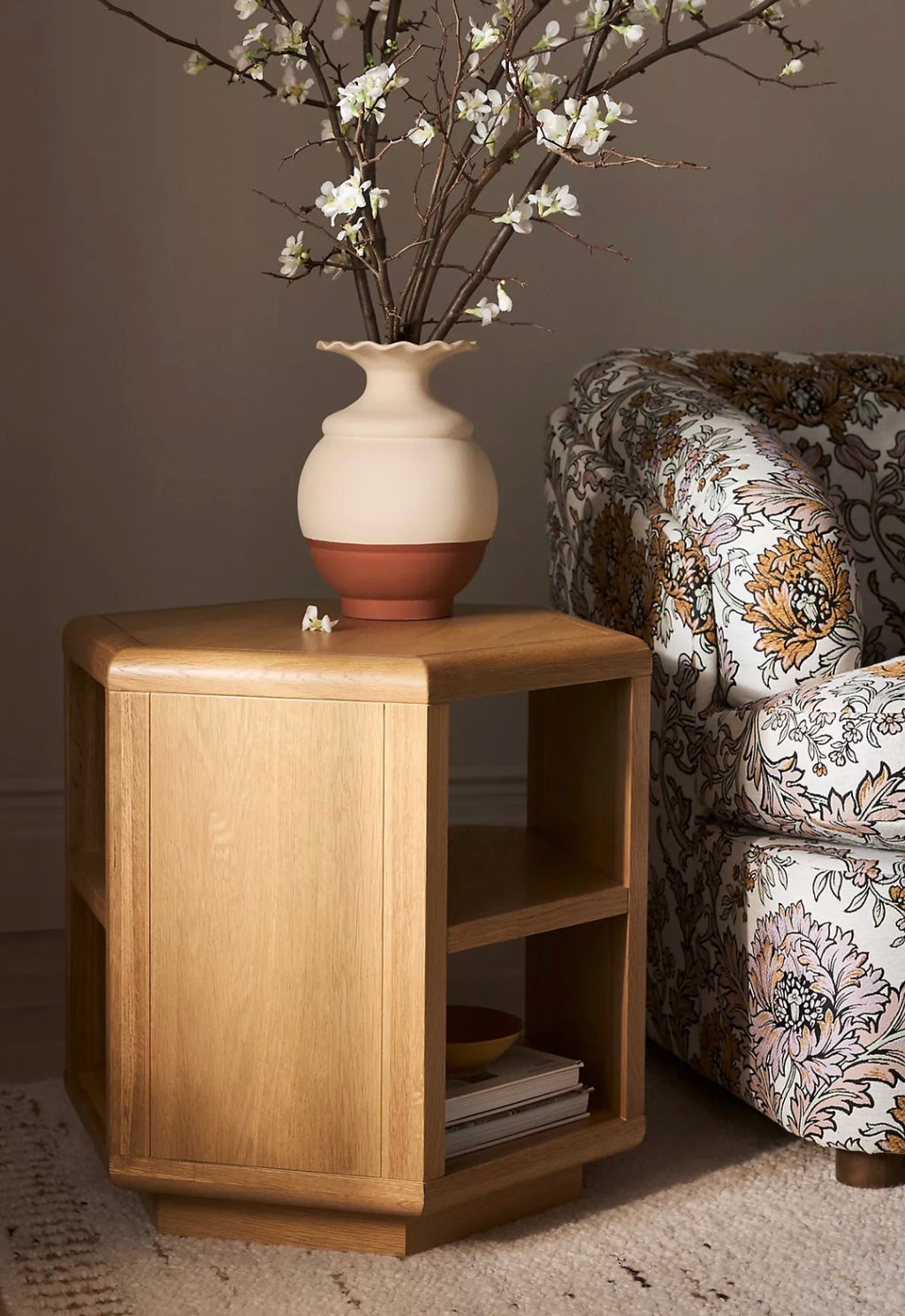 Nuvia Ahşap Komodin