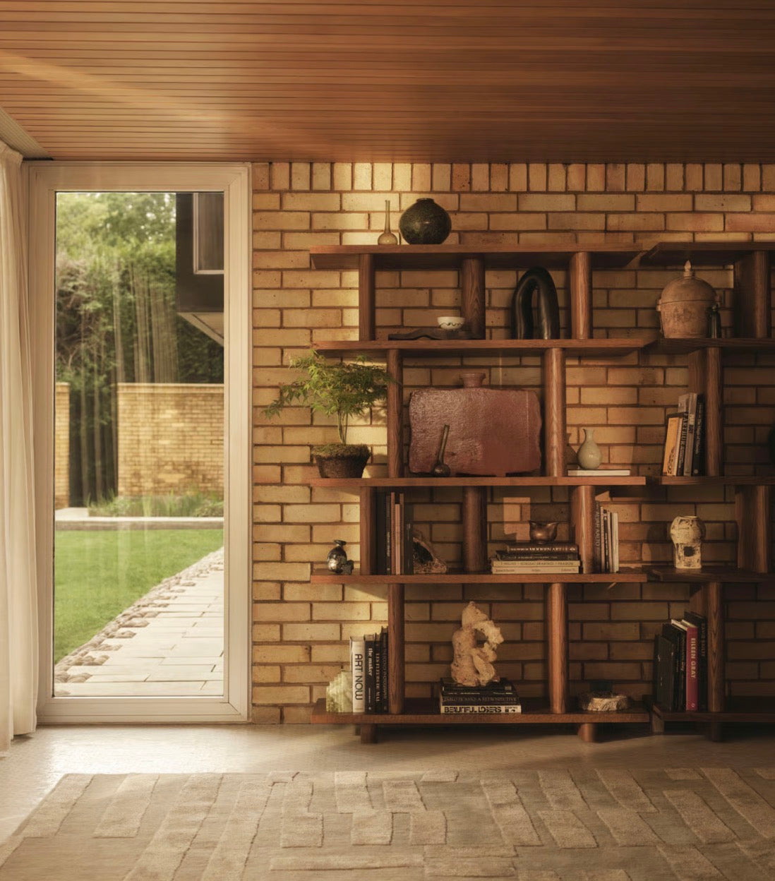 Sorel Ahşap Kitaplık