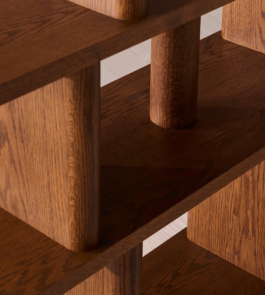 Sorel Ahşap Kitaplık