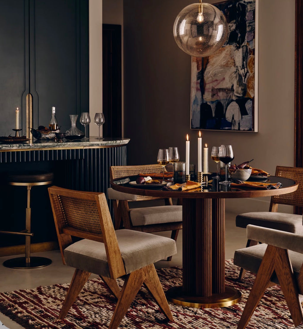 Nora Ahşap Hazeranlı Sandalye