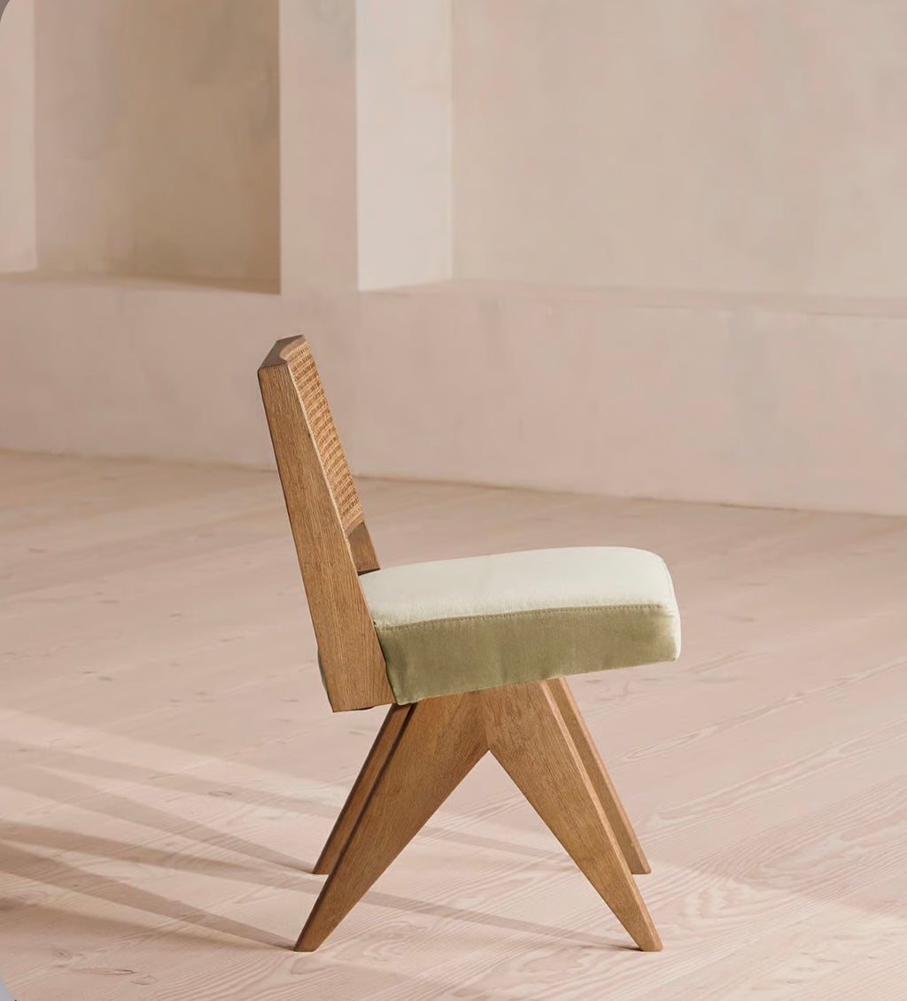 Nora Ahşap Hazeranlı Sandalye